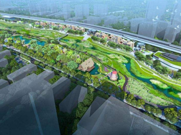 圭塘河井塘段城市“双修”及海绵示范公园